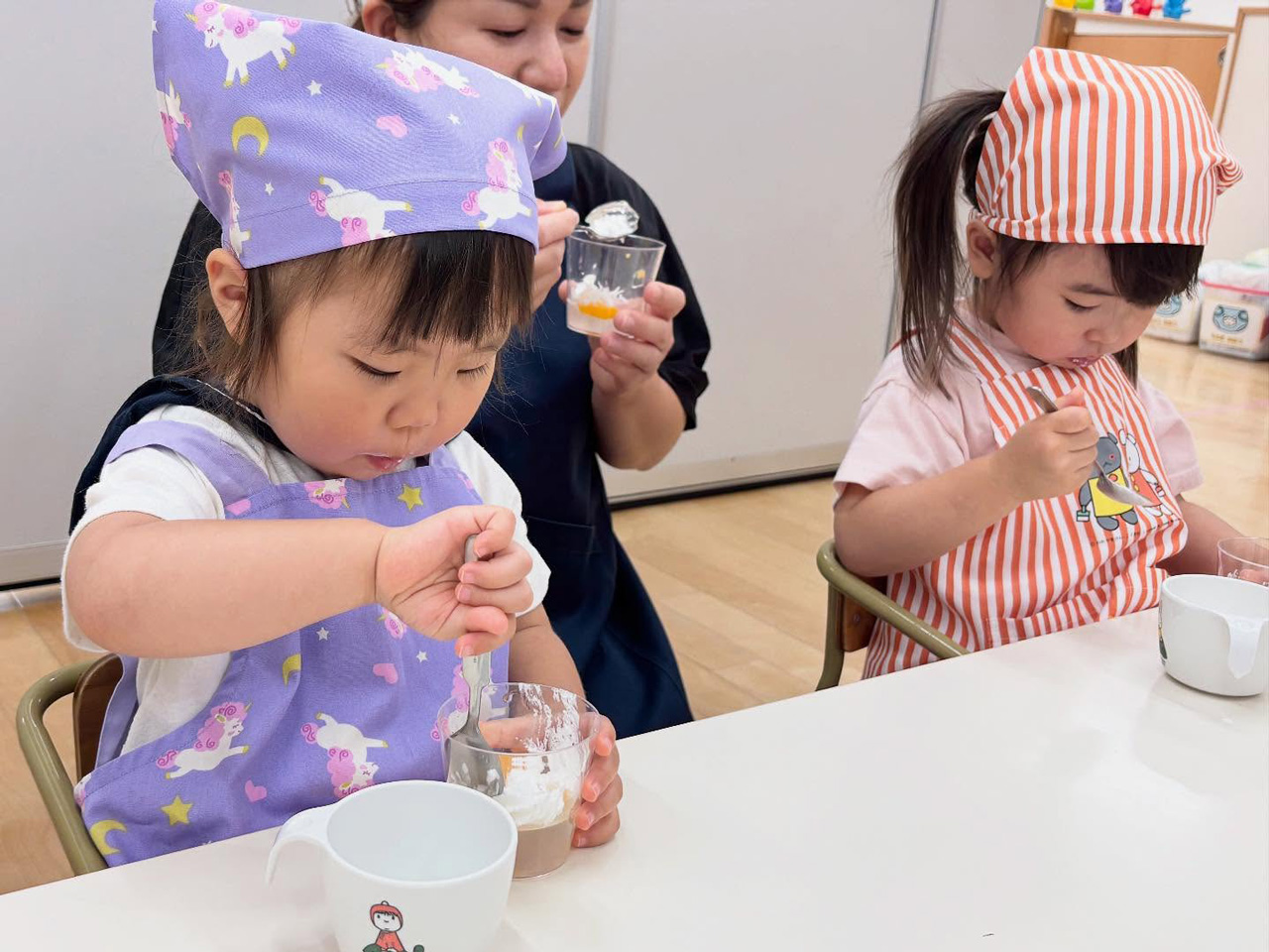 あいみー梶ヶ谷保育園 食育 〜ゼリー作り〜