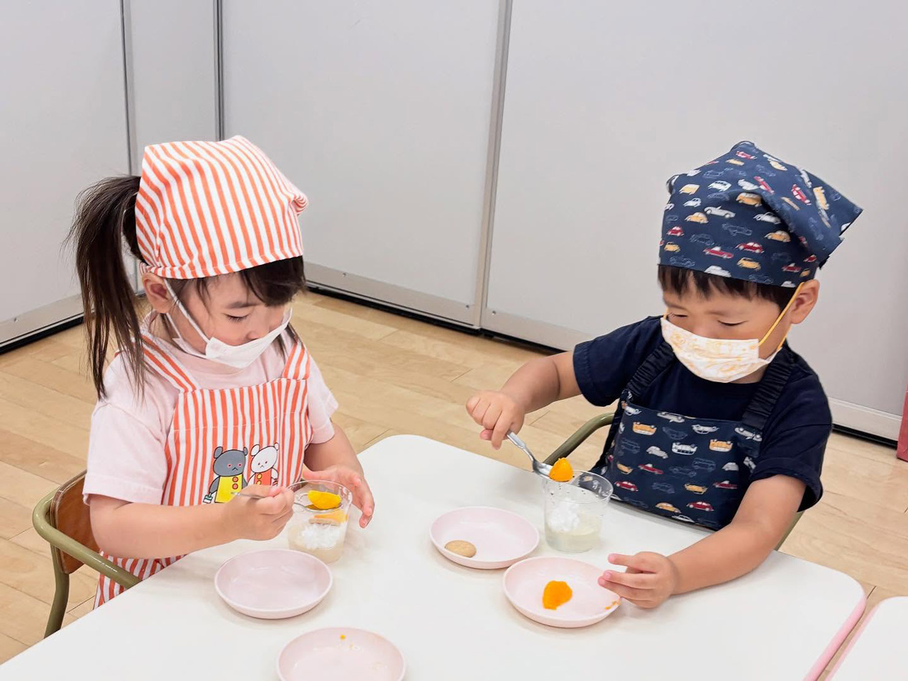 あいみー梶ヶ谷保育園 食育 〜ゼリー作り〜