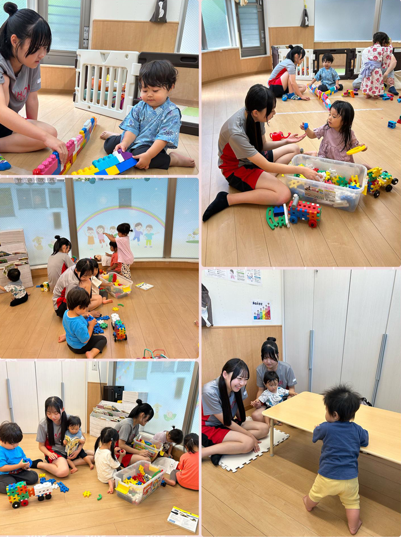 あいみーBelle鹿島田保育園 保育体験に来てくれました