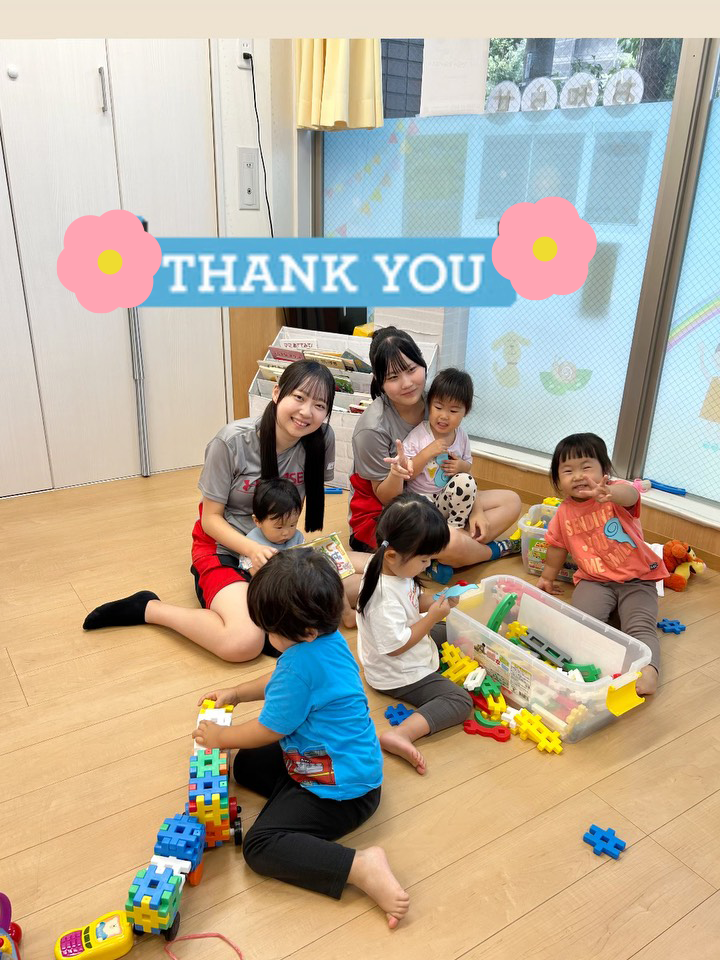 あいみーBelle鹿島田保育園 保育体験に来てくれました