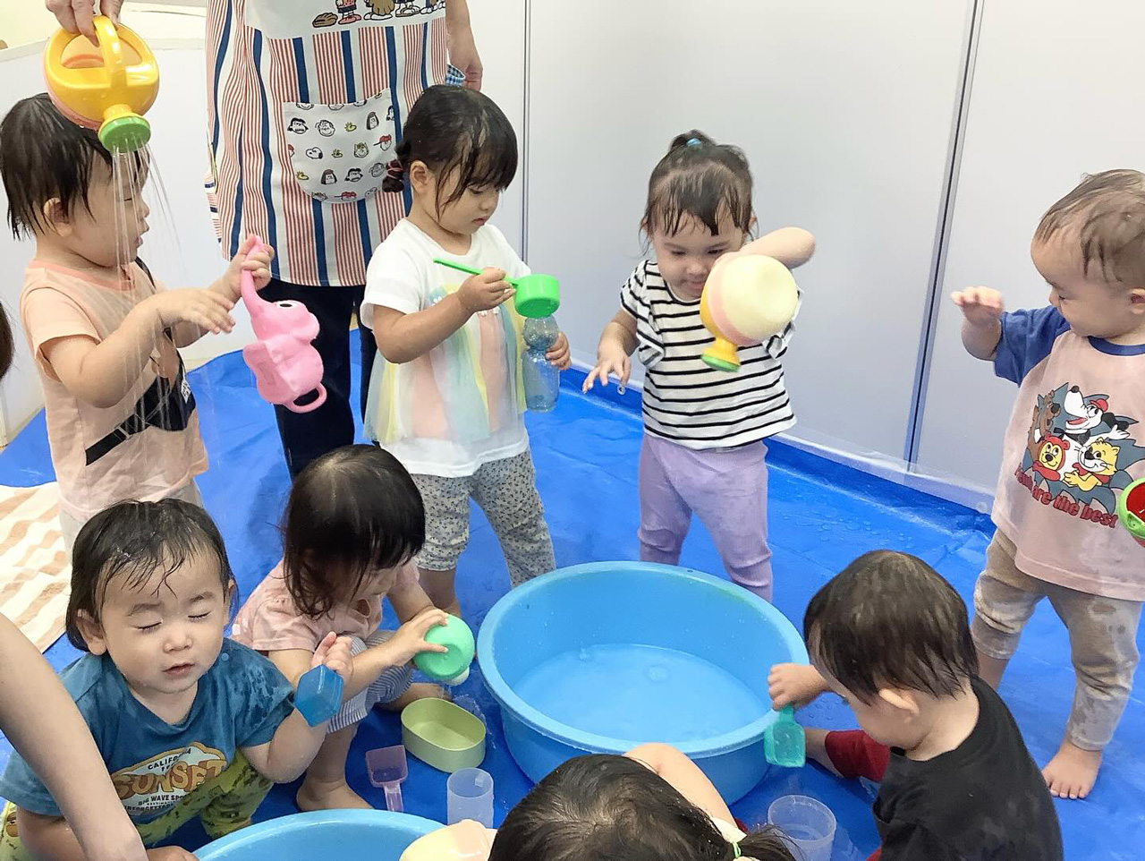 あいみー梶ヶ谷保育園 水遊び