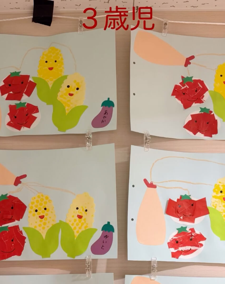 あいみー平間保育園 8月の製作