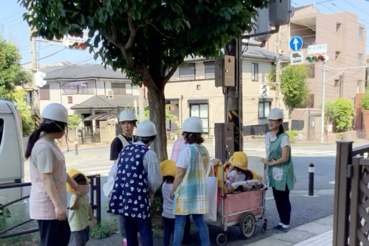 あいみーBelle新梶ヶ谷保育園 避難訓練