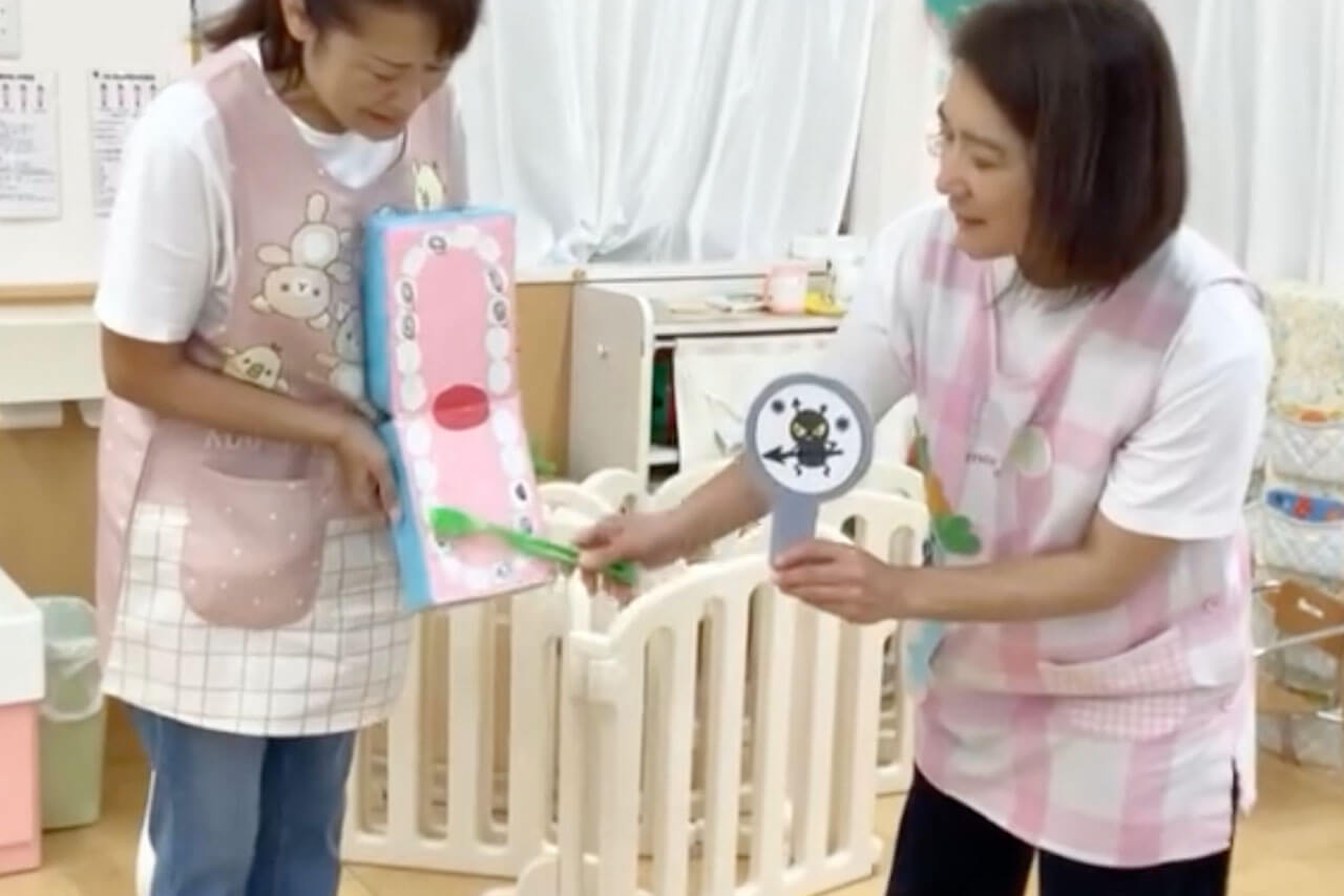 あいみーBelle新梶ヶ谷保育園 看護師による保健指導「歯みがき」