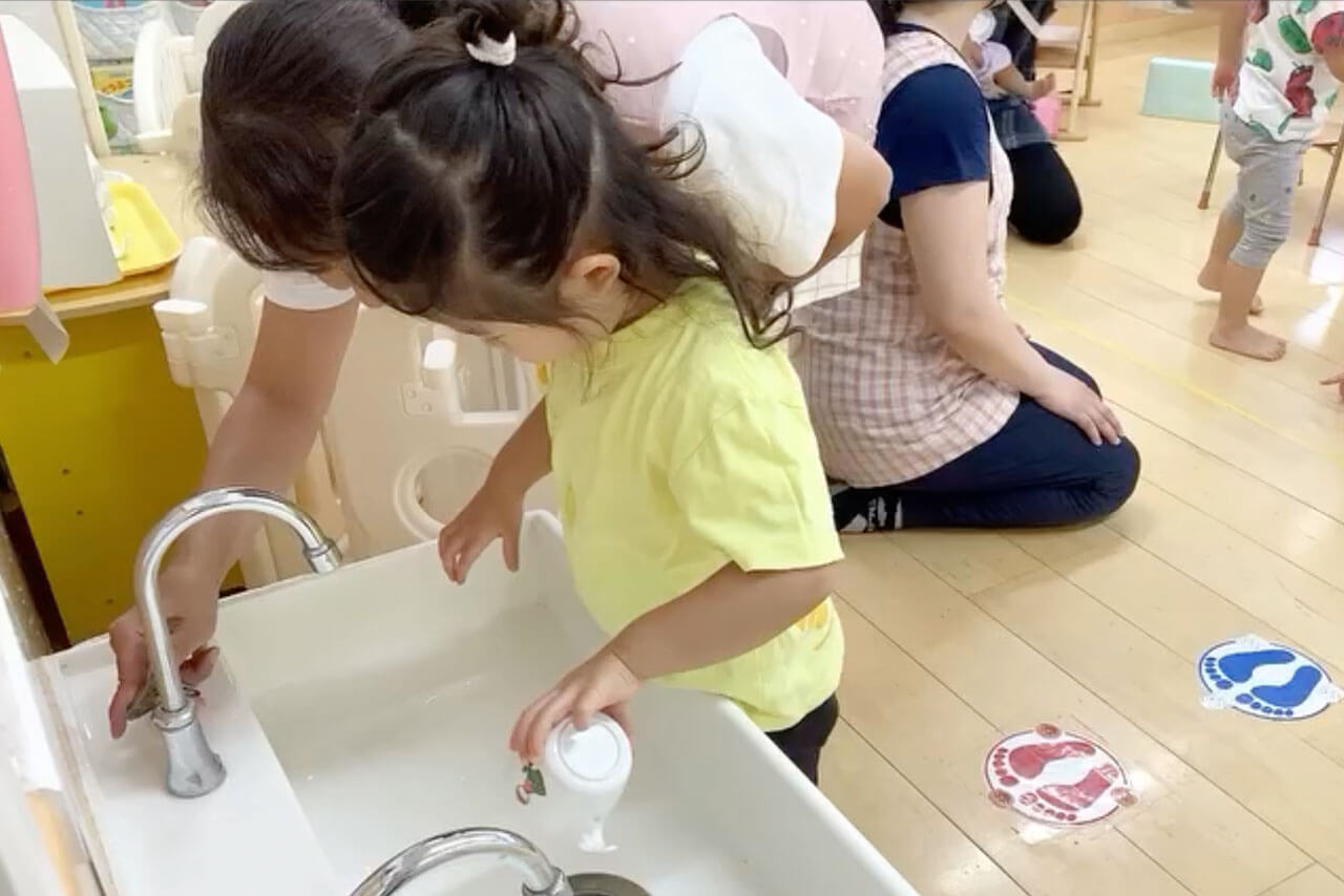 あいみーBelle新梶ヶ谷保育園 看護師による保健指導「歯みがき」