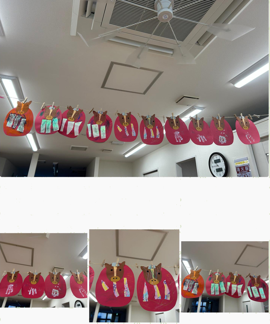 あいみーBelle鹿島田保育園 1月の製作