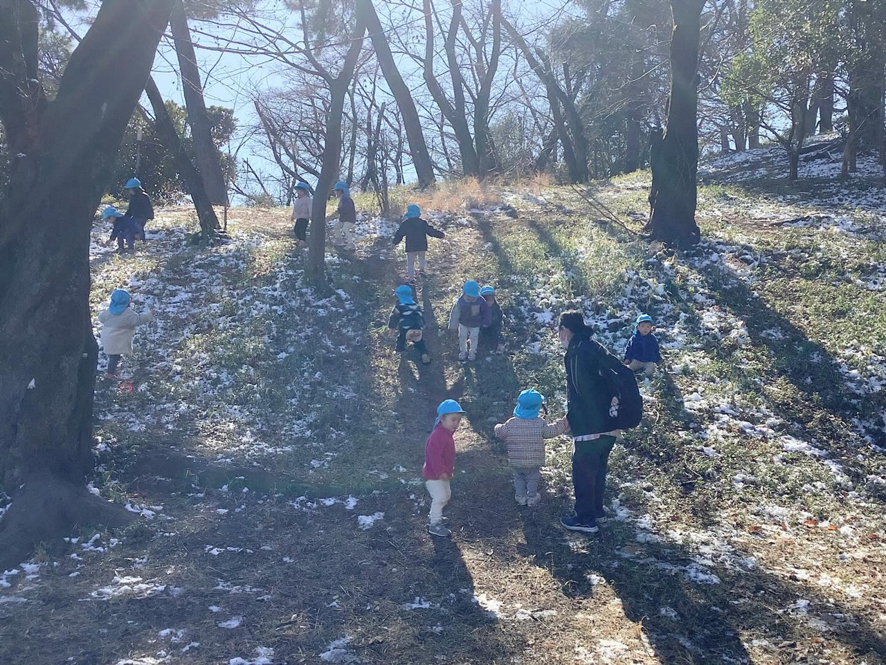 あいみー梶ヶ谷保育園 雪遊び