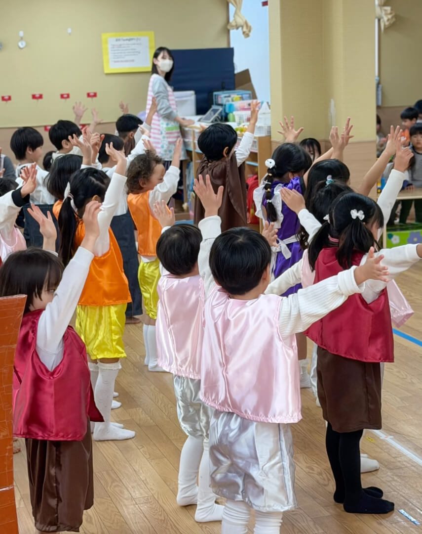 あいみー平間保育園 発表会の練習