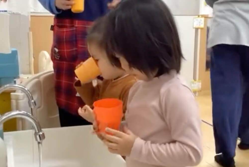 あいみーBelle新梶ヶ谷保育園 看護師による歯みがき指導