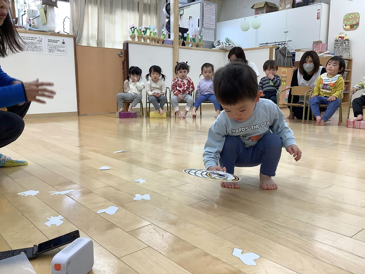 あいみー梶ヶ谷保育園 今年度初のEnglish Time