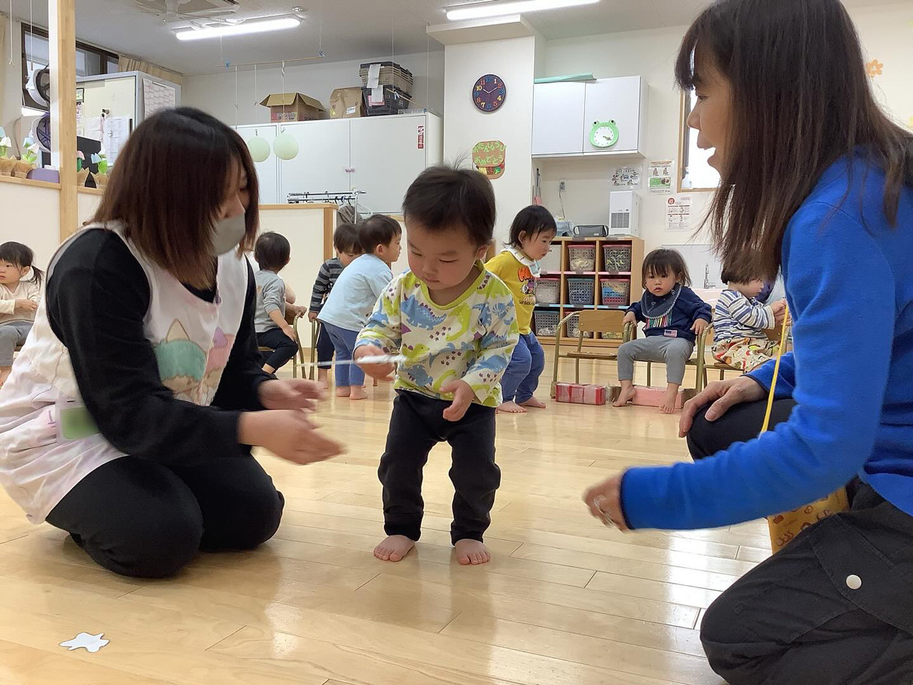 あいみー梶ヶ谷保育園 今年度初のEnglish Time