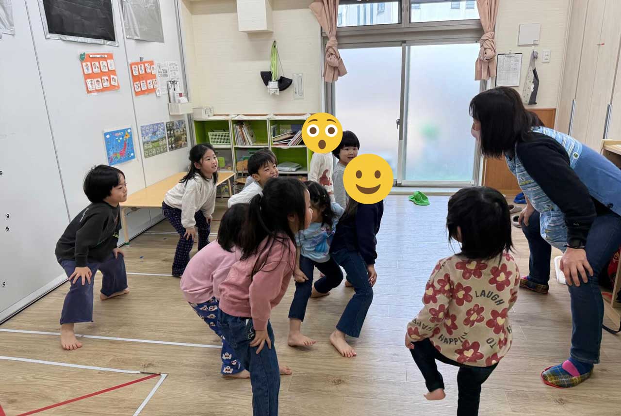 あいみー溝口保育園 お相撲さんと遊ぼうイベント