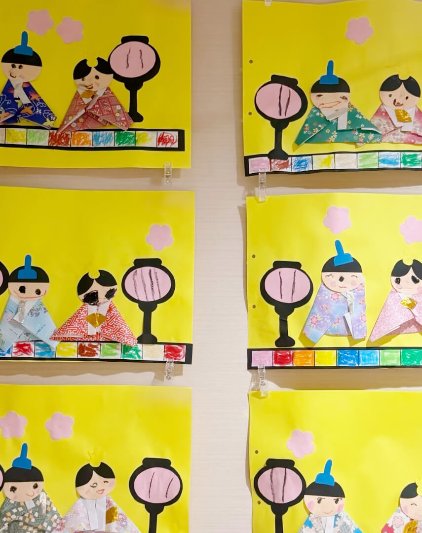 あいみー平間保育園 ひなまつりの製作