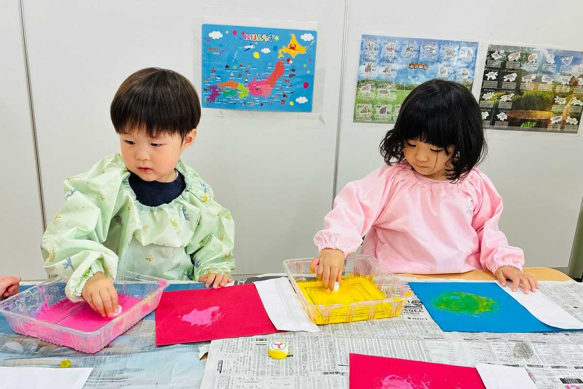 あいみー溝口保育園 【3歳児】鯉のぼり製作