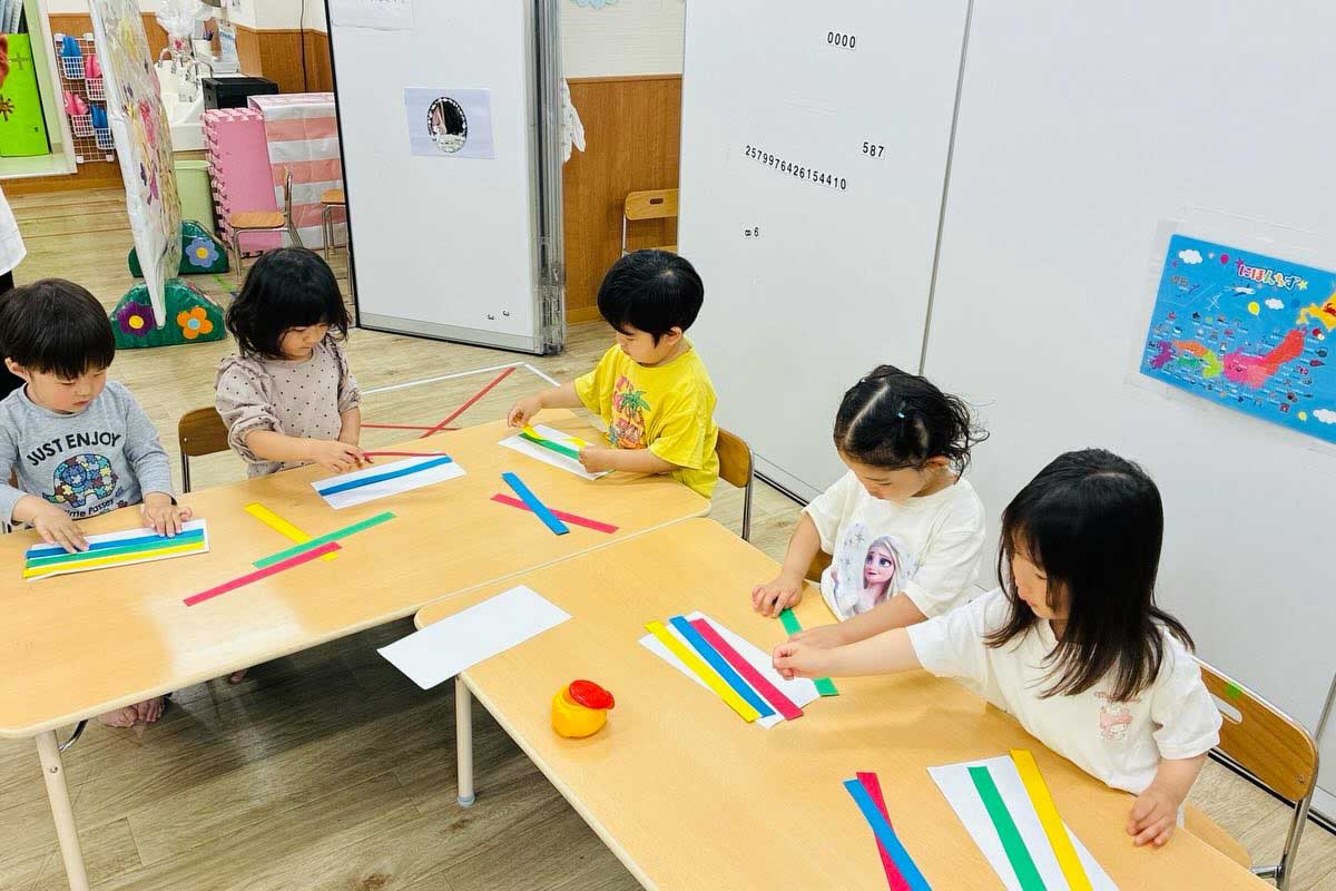 あいみー溝口保育園 【3歳児】鯉のぼり製作