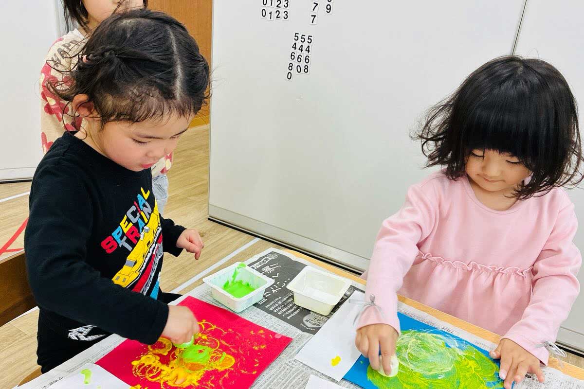 あいみー溝口保育園 【3歳児】鯉のぼり製作