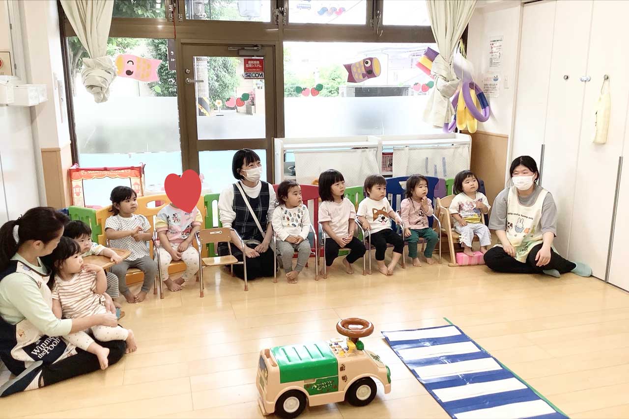 あいみーBelle鹿島田保育園 交通ルールのお話