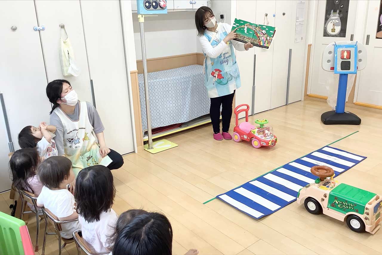 あいみーBelle鹿島田保育園 交通ルールのお話