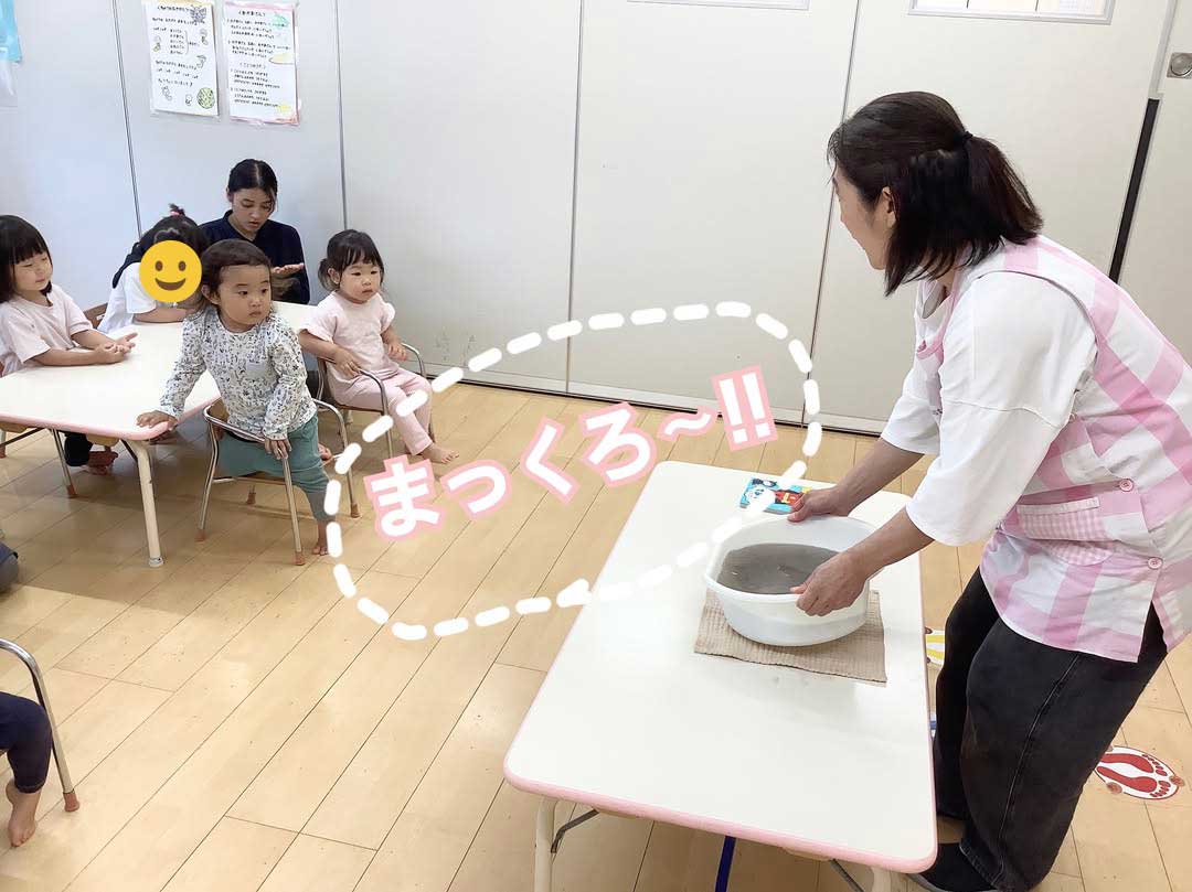 あいみーBelle鹿島田保育園 手洗い指導