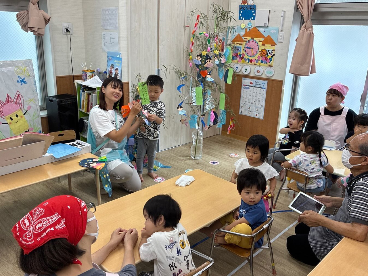 あいみー溝口保育園 七夕集会