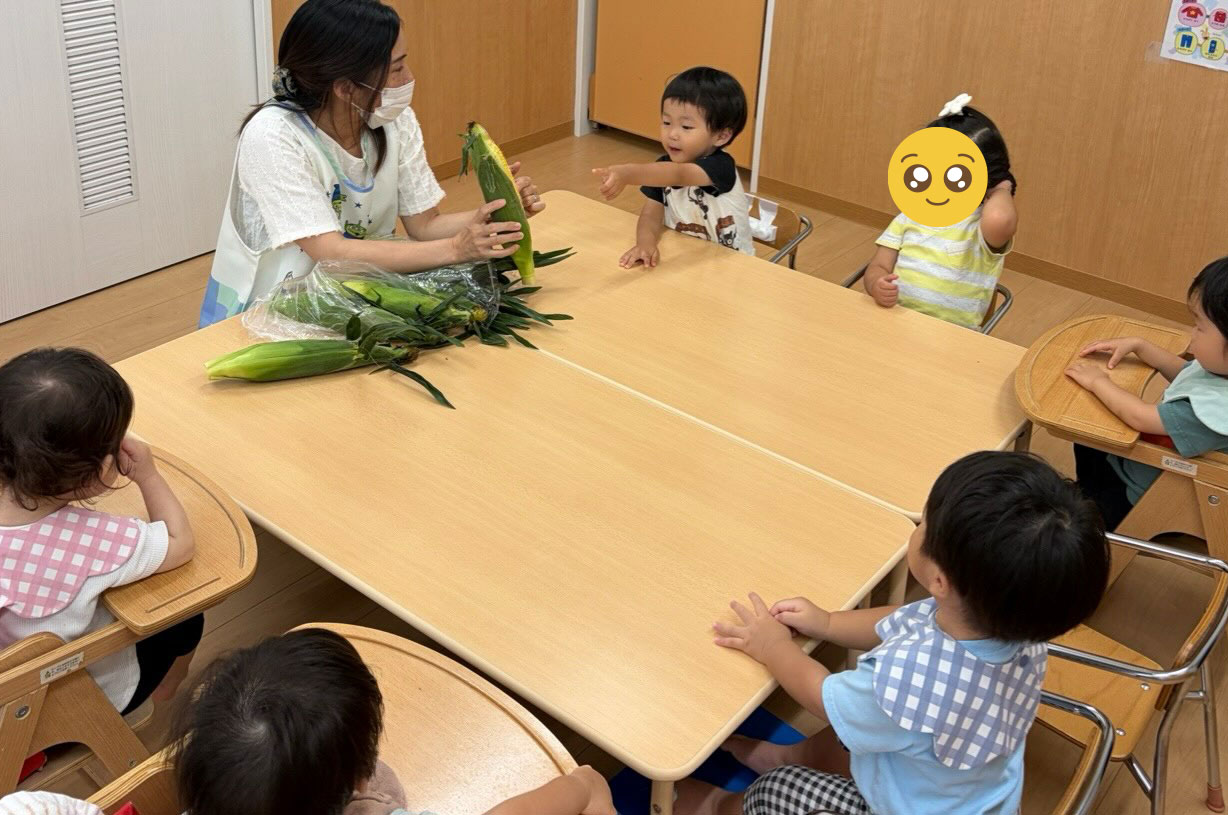 あいみーBelle鹿島田保育園 夏野菜の製作