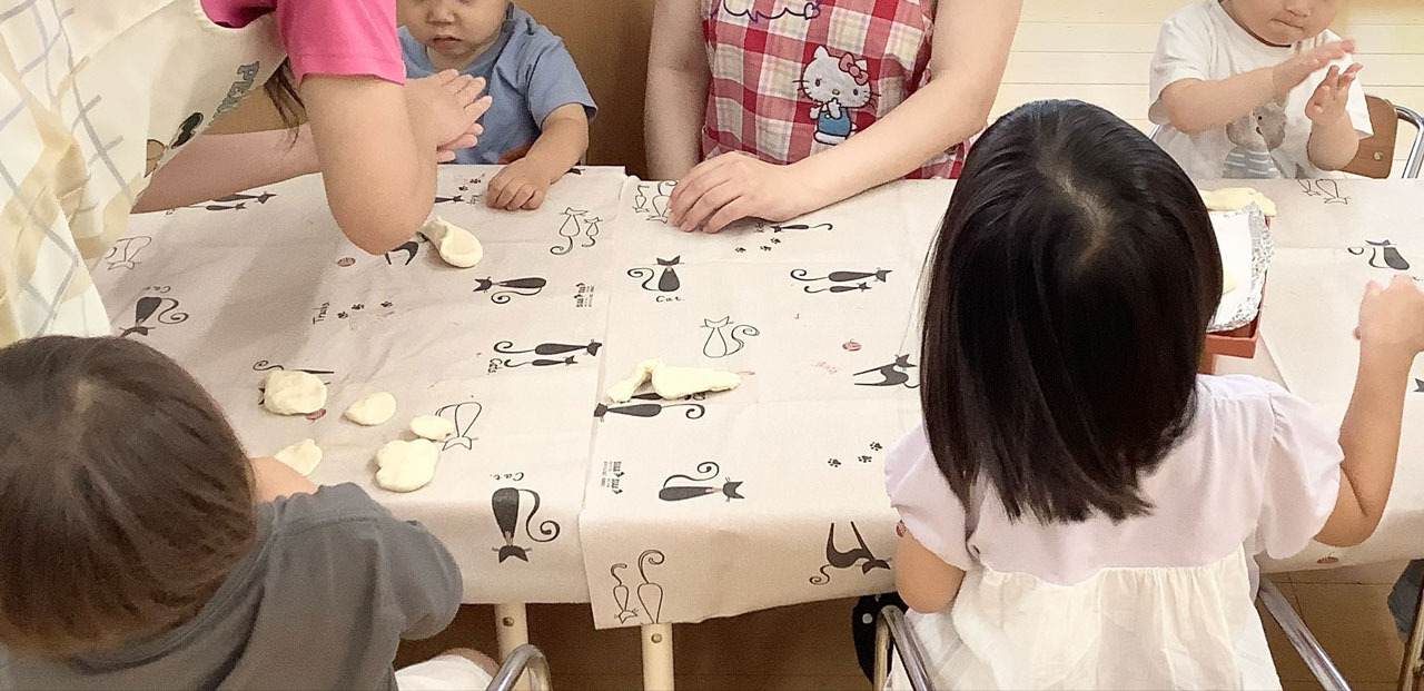 BabyインターナショナルあいみーBelle新梶ヶ谷保育園 お月見