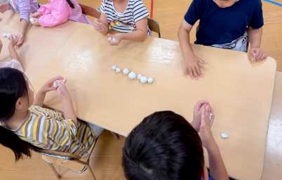 あいみー南加瀬保育園 お月見団子作り